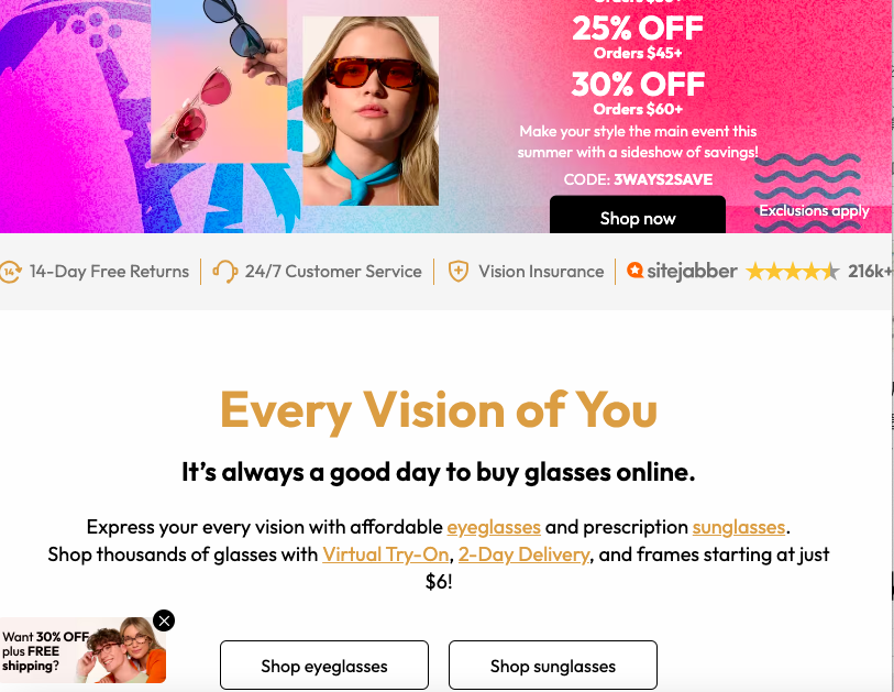 探索北美便利之选：网上配眼镜，焕发视界新风采