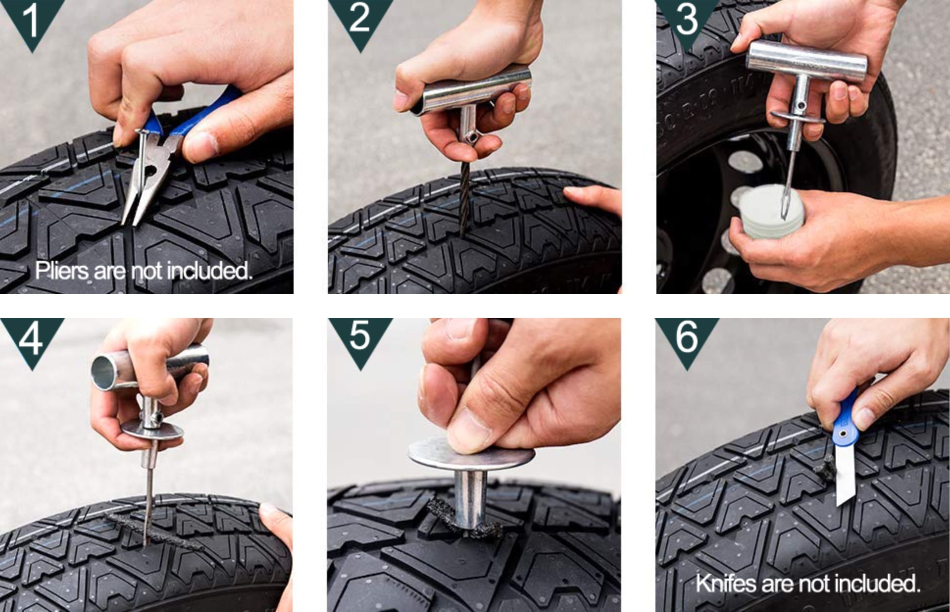 车胎扎钉子了？如何在家快速补轮胎【简易版】