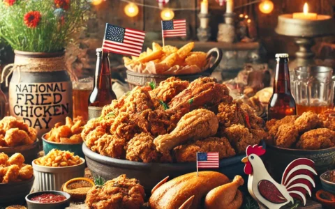 7月6 日，National Fried Chicken Day 全美炸鸡日大放送，全国各地炸鸡优惠一网打尽
