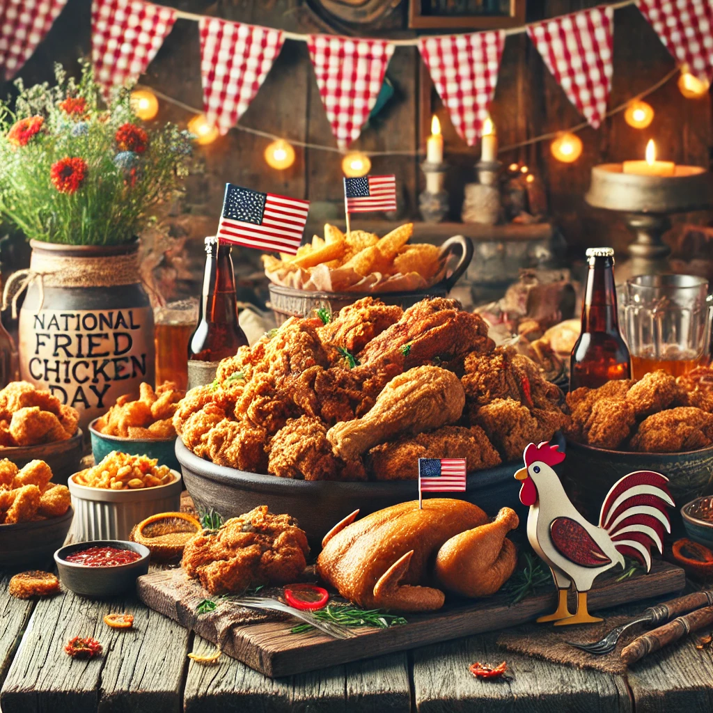 7月6 日,National Fried Chicken Day 全美炸鸡日大放送,全国各地炸鸡优惠一网打尽